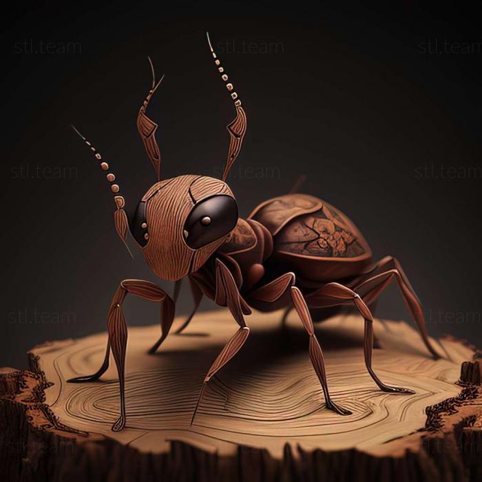 3D model Pheidole gouldi (STL)